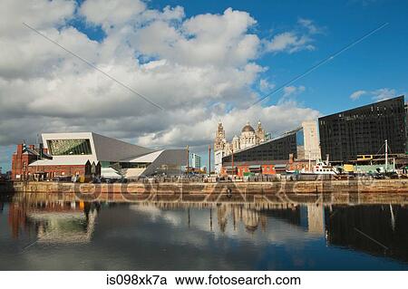 View of Liver Building from Albert Dock, Liverpoool, UK View Large Photo Image Stock Image - View of Liver Building from Albert Dock, Liverpoool, UK. Fotosearch