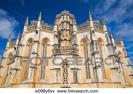 Batalha Monastery, Portugal View Large Photo Image Stock Photo - Batalha Monastery, Portugal. Fotosearch
