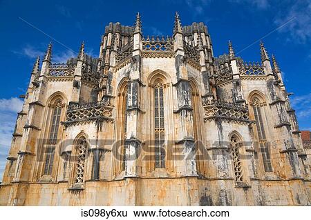 Batalha Monastery, Portugal View Large Photo Image Stock Photograph - Batalha Monastery, Portugal. Fotosearch