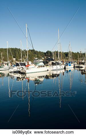 Boats, Salt Spring Island, British Columbia, Canada View Large Photo Image Stock Photo - Boats, Salt Spring Island, British Columbia, Canada. Fotosearch