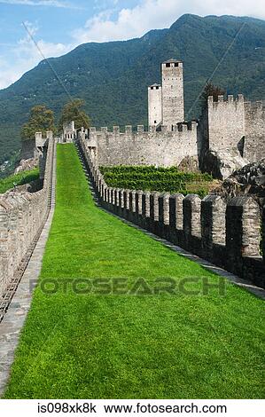 Castelgrande, Bellinzona, Ticino, Switzerland View Large Photo Image Stock Image - Castelgrande, Bellinzona, Ticino, Switzerland. Fotosearch