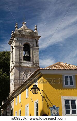 Church bell tower, Sintra, Portugal View Large Photo Image Stock Image - Church bell tower, Sintra, Portugal. Fotosearch