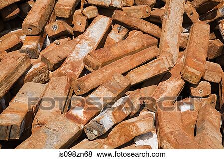 Construction scrap pile View Large Photo Image Stock Photo - Construction scrap pile. Fotosearch