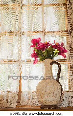 Flowers in vase View Large Photo Image Stock Photograph - Flowers in vase. Fotosearch