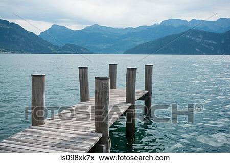 Stock Photo - Lake Lucerne, Switzerland. Fotosearch