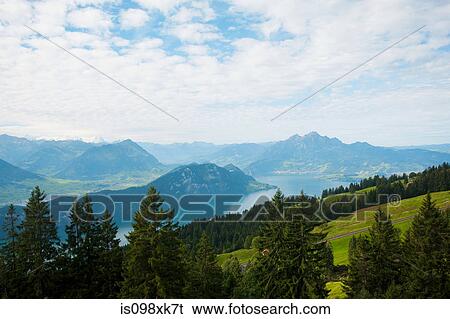 Stock Photograph - Lake Lucerne, Switzerland. Fotosearch
