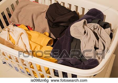 Laundry in basket View Large Photo Image Stock Image - Laundry in basket. Fotosearch