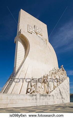 Monument to the Discoveries, Lisbon, Portugal View Large Photo Image Picture - Monument to the Discoveries, Lisbon, Portugal. Fotosearch