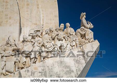 Monument to the Discoveries, Lisbon, Portugal View Large Photo Image Stock Photography - Monument to the Discoveries, Lisbon, Portugal. Fotosearch