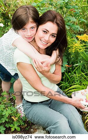 Mother and daughter, portrait View Large Photo Image Picture - Mother and daughter, portrait. Fotosearch