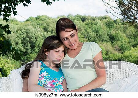 Mother and daughter, portrait View Large Photo Image Picture - Mother and daughter, portrait. Fotosearch