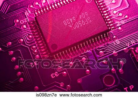 Pink circuit board View Large Photo Image Stock Image - Pink circuit board. Fotosearch
