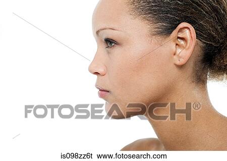 Profile of a woman View Large Photo Image Stock Photograph - Profile of a woman. Fotosearch