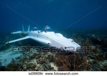Submarine on the coral reef View Large Photo Image Stock Photography - Submarine on the coral reef. Fotosearch