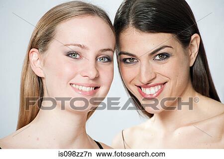 Picture - Two young women. Fotosearch