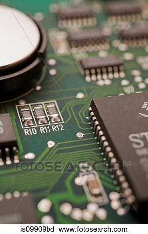 Circuit board, close up View Large Photo Image Stock Image - Circuit board, close up. Fotosearch