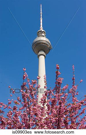 Fernsehturm, Berlin, Germany View Large Photo Image Stock Photograph - Fernsehturm, Berlin, Germany. Fotosearch