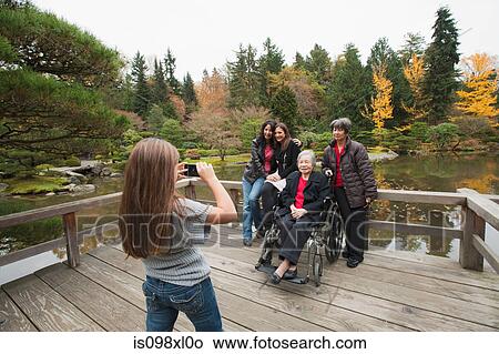 Girl photographing multi generation family View Large Photo Image Picture - Girl photographing multi generation family. Fotosearch
