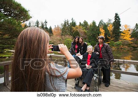 Girl photographing multi generation family View Large Photo Image Stock Photography - Girl photographing multi generation family. Fotosearch