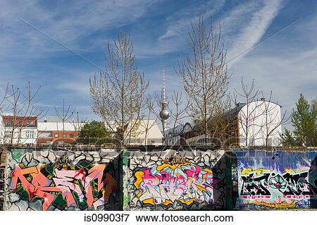 Graffiti on Berlin Wall, Berlin, Germany View Large Photo Image Stock Photo - Graffiti on Berlin Wall, Berlin, Germany. Fotosearch