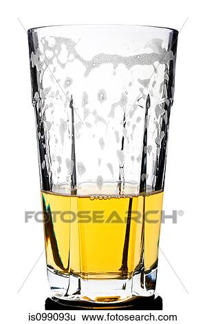 Half full beer glass with beer View Large Photo Image Stock Photograph - Half full beer glass with beer. Fotosearch