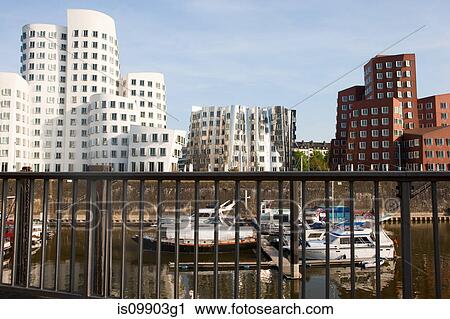 Media Harbour, Dusseldorf, Germany View Large Photo Image Stock Image - Media Harbour, Dusseldorf, Germany. Fotosearch