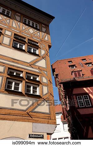 Old buildings in Esslingen near Stuttgart, Germany View Large Photo Image Picture - Old buildings in Esslingen near Stuttgart, Germany. Fotosearch