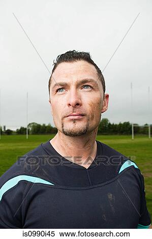 Portrait of a rugby player View Large Photo Image Stock Photography - Portrait of a rugby player. Fotosearch