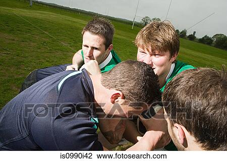Rugby game in action View Large Photo Image Stock Image - Rugby game in action. Fotosearch