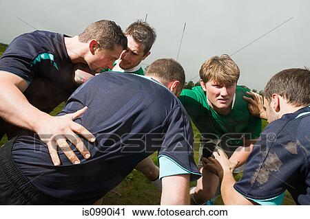 Rugby scrum View Large Photo Image Stock Image - Rugby scrum. Fotosearch