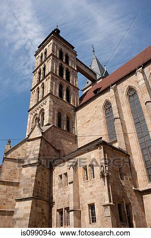 St Dionys Church in Esslingen near Stuttgart, Germany View Large Photo Image Picture - St Dionys Church in Esslingen near Stuttgart, Germany. Fotosearch