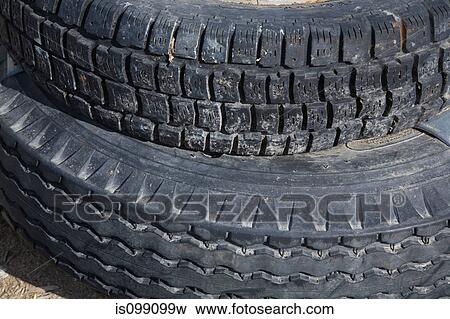 Two tires, close up View Large Photo Image Stock Photo - Two tires, close up. Fotosearch