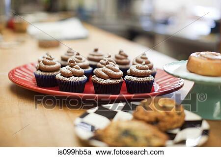 Close up of freshly baked cakes View Large Photo Image Stock Image - Close up of freshly baked cakes. Fotosearch