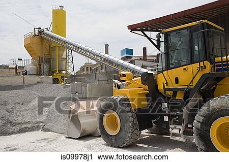 Digger parked in quarry View Large Photo Image Stock Image - Digger parked in quarry. Fotosearch