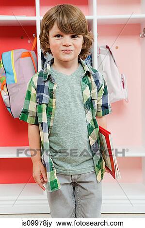 Portrait of a schoolboy View Large Photo Image Stock Photo - Portrait of a schoolboy. Fotosearch