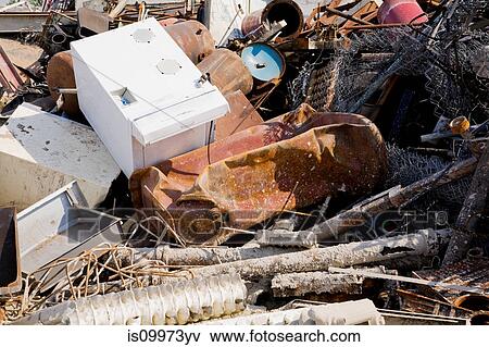 Scrap yard View Large Photo Image Stock Photo - Scrap yard. Fotosearch