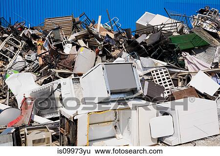 Scrap yard View Large Photo Image Stock Photograph - Scrap yard. Fotosearch