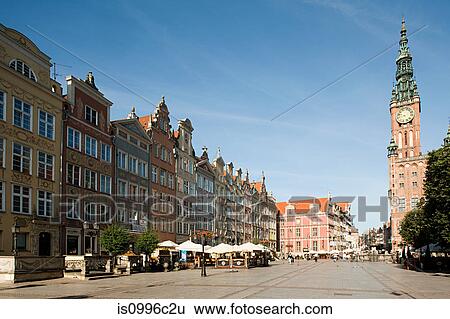 Town hall, Gdansk, Poland View Large Photo Image Stock Photograph - Town hall, Gdansk, Poland. Fotosearch