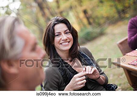 Mature woman smiling View Large Photo Image Picture - Mature woman smiling. Fotosearch