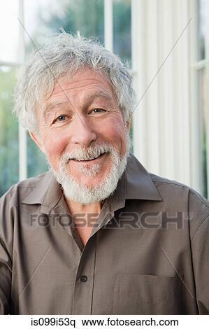 Stock Photography - Senior man smiling. Fotosearch