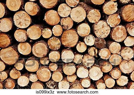 Stacked firewood View Large Photo Image Stock Photo - Stacked firewood. Fotosearch