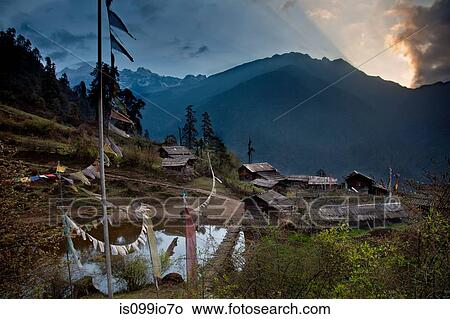 Thsokha, Himalayan Kanchenjunga Region, Sikkim, India View Large Photo Image Picture - Thsokha, Himalayan Kanchenjunga Region, Sikkim, India. Fotosearch