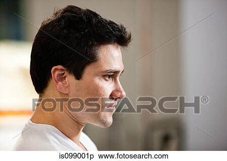 Contemplative man, portrait View Large Photo Image Stock Photography - Contemplative man, portrait. Fotosearch