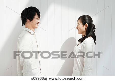 Couple face to face View Large Photo Image Stock Image - Couple face to face. Fotosearch