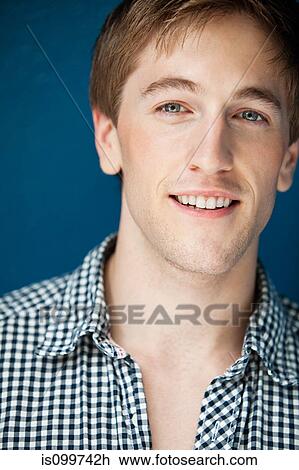 Portrait of young man View Large Photo Image Stock Image - Portrait of young man. Fotosearch