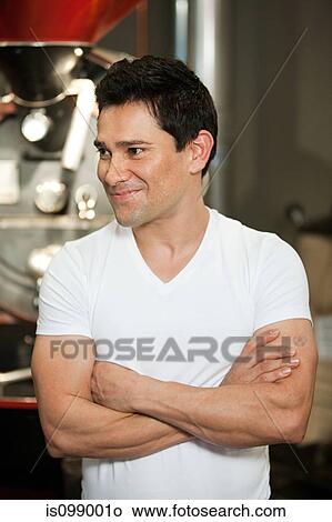 Waiter in cafe, portrait View Large Photo Image Picture - Waiter in cafe, portrait. Fotosearch