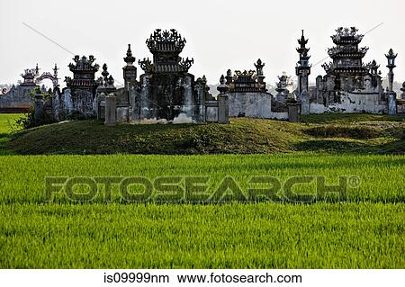 Buddhist graveyard at Hue, Vietnam View Large Photo Image Picture - Buddhist graveyard at Hue, Vietnam. Fotosearch