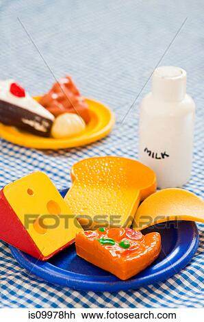 Stock Image - Children's play food. Fotosearch