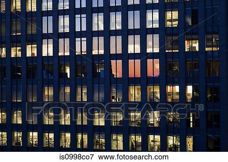Empty office building at dawn View Large Photo Image Stock Photo - Empty office building at dawn. Fotosearch