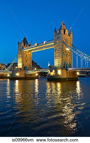 Picture - Tower Bridge and River Thames, London. Fotosearch